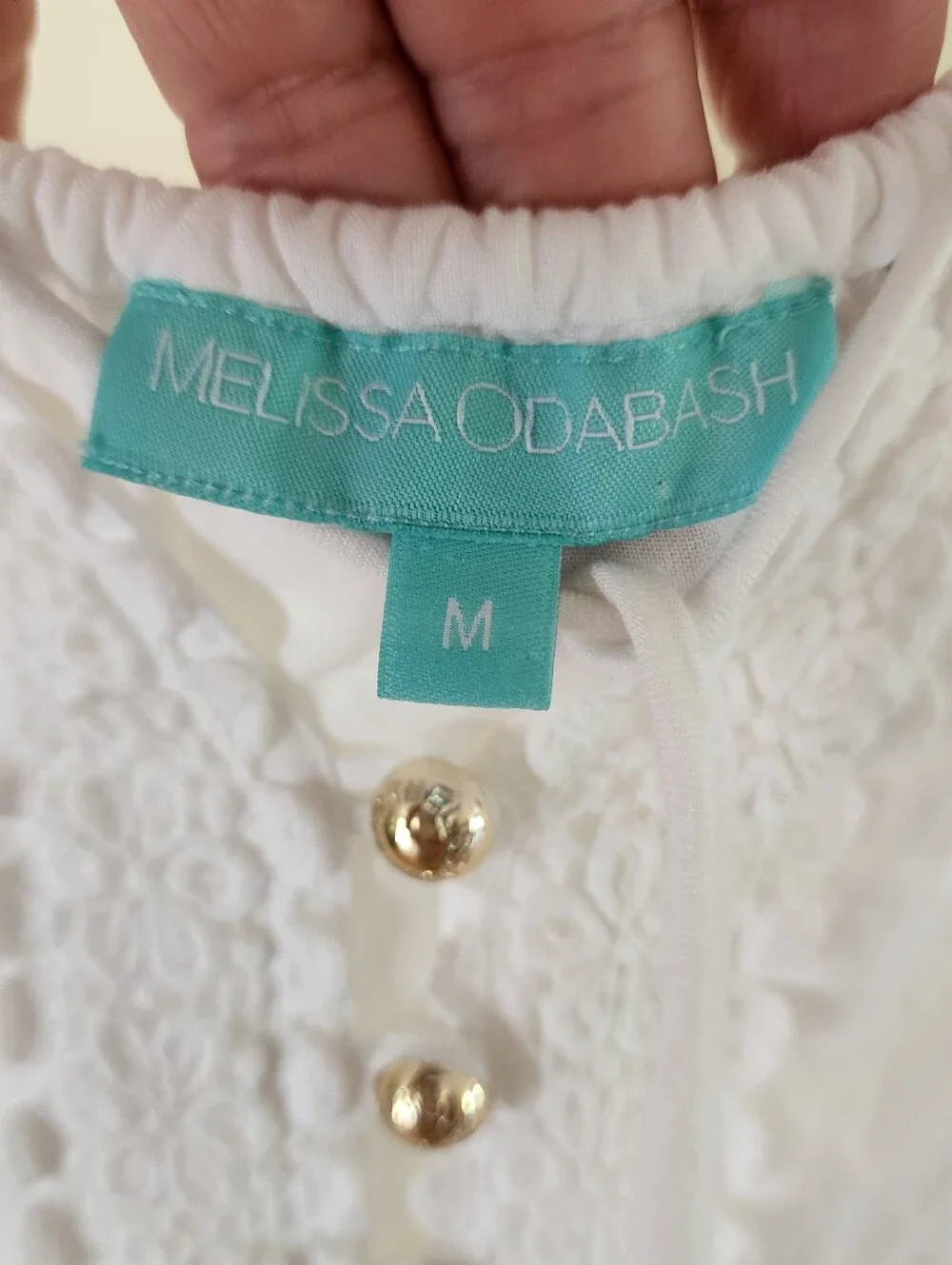 Melissa Odabash Ivory Lace-Trim Sleeveless Dress. - Picture 5 of 9